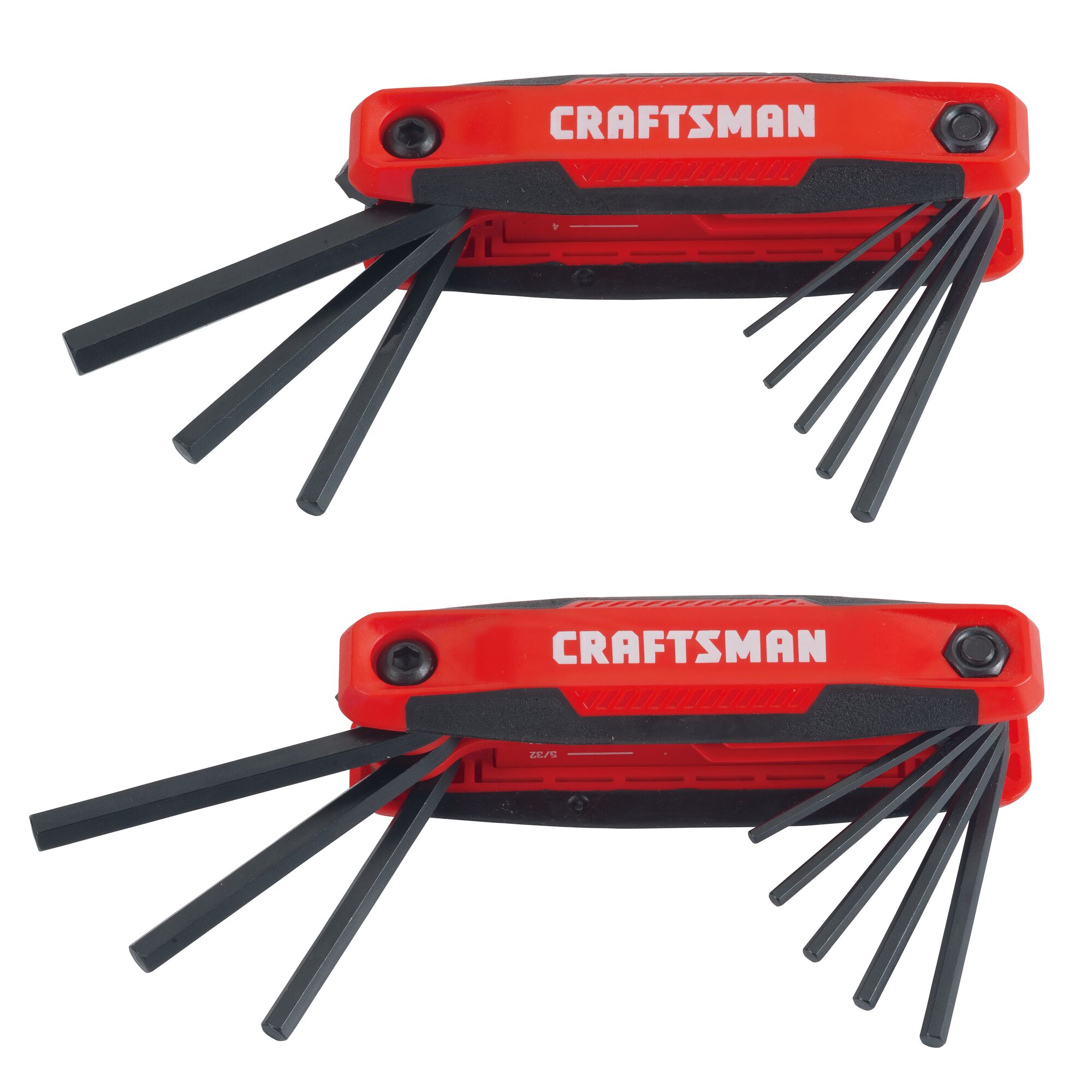 CRAFTSMAN Standard (SAE) and Metric Folding Hex Key Set (2-Pack)