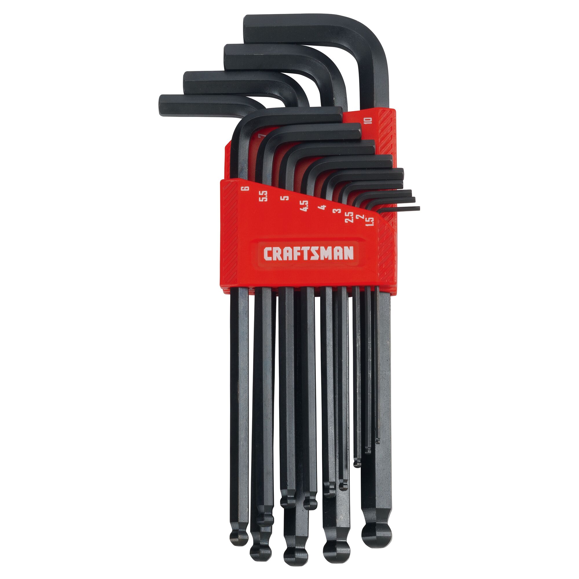 thumbnail image 2 of Eklind 13609 9-Piece Metric Ball-End Hex Key Set - 1.5mm To 10mm, Made In USA 2 of 5