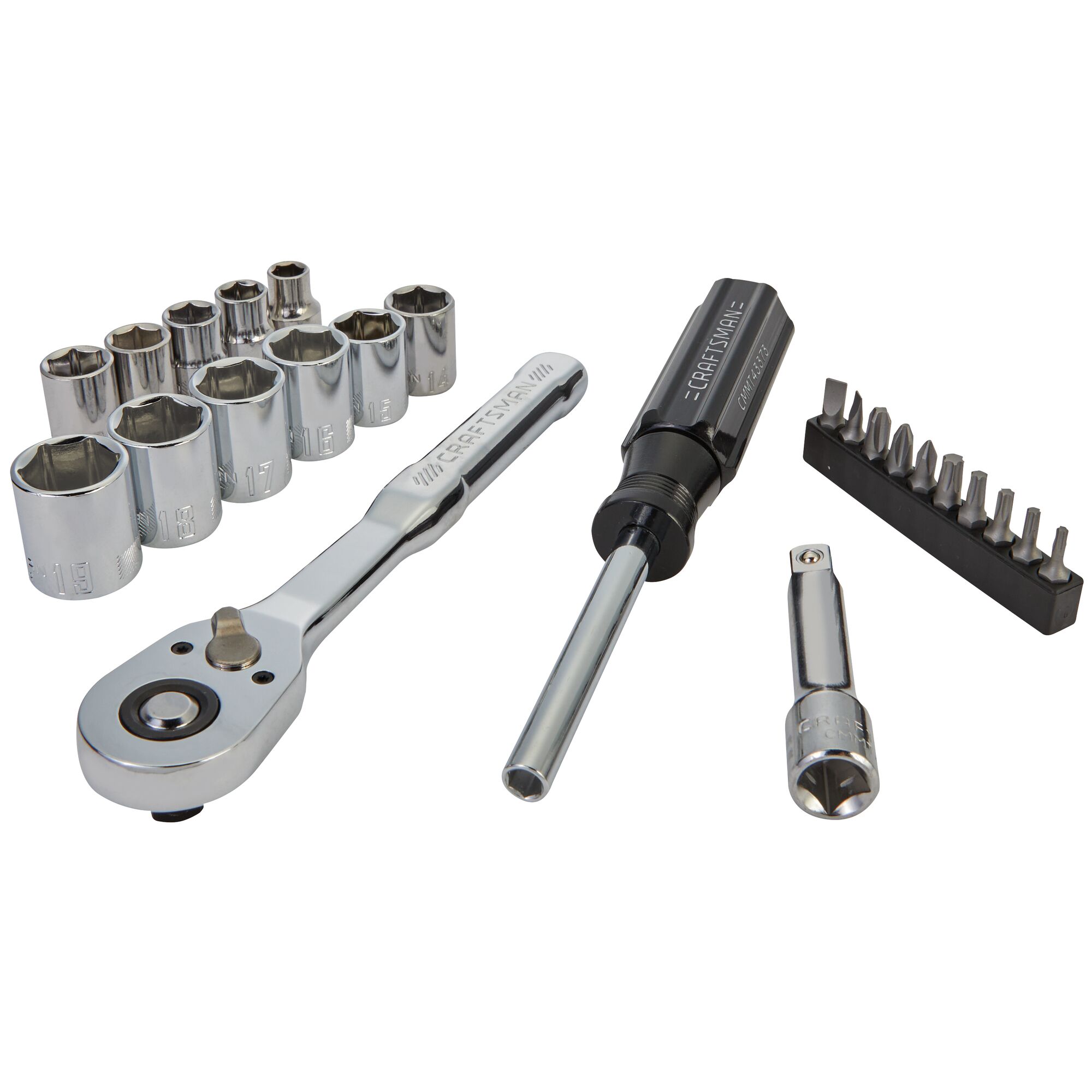 【CPC-L24】Taka CRAFTSMAN 3/8 in. Drive MM Mechanics Tool Set (24 pc.)