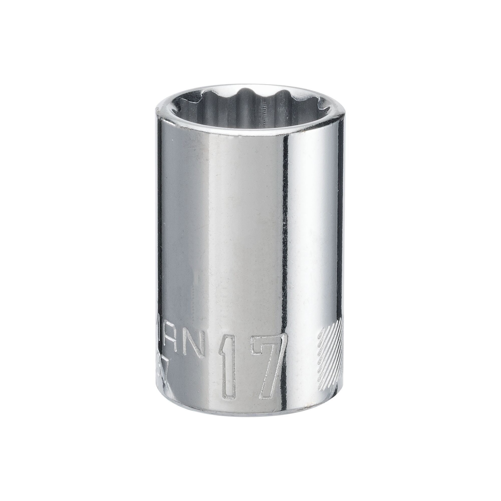 CRAFTSMAN 1/2-Inch Drive 17mm 12-Point Metric Shallow Socket