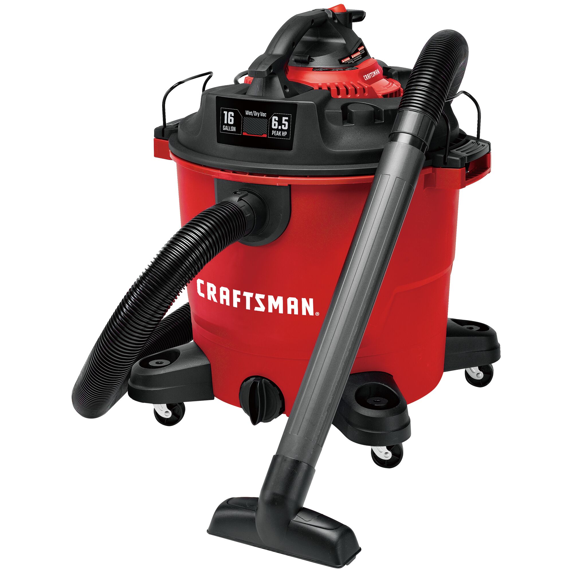 DeliciousTaylormade QUADFACE  NKT×AC CRAFTSMAN 16-Gallon 6.5 Peak HP Corded Electric Wet/Dry Shop