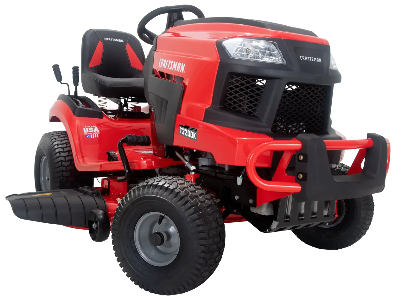 T2200K Gas Riding Mower Right Angle View