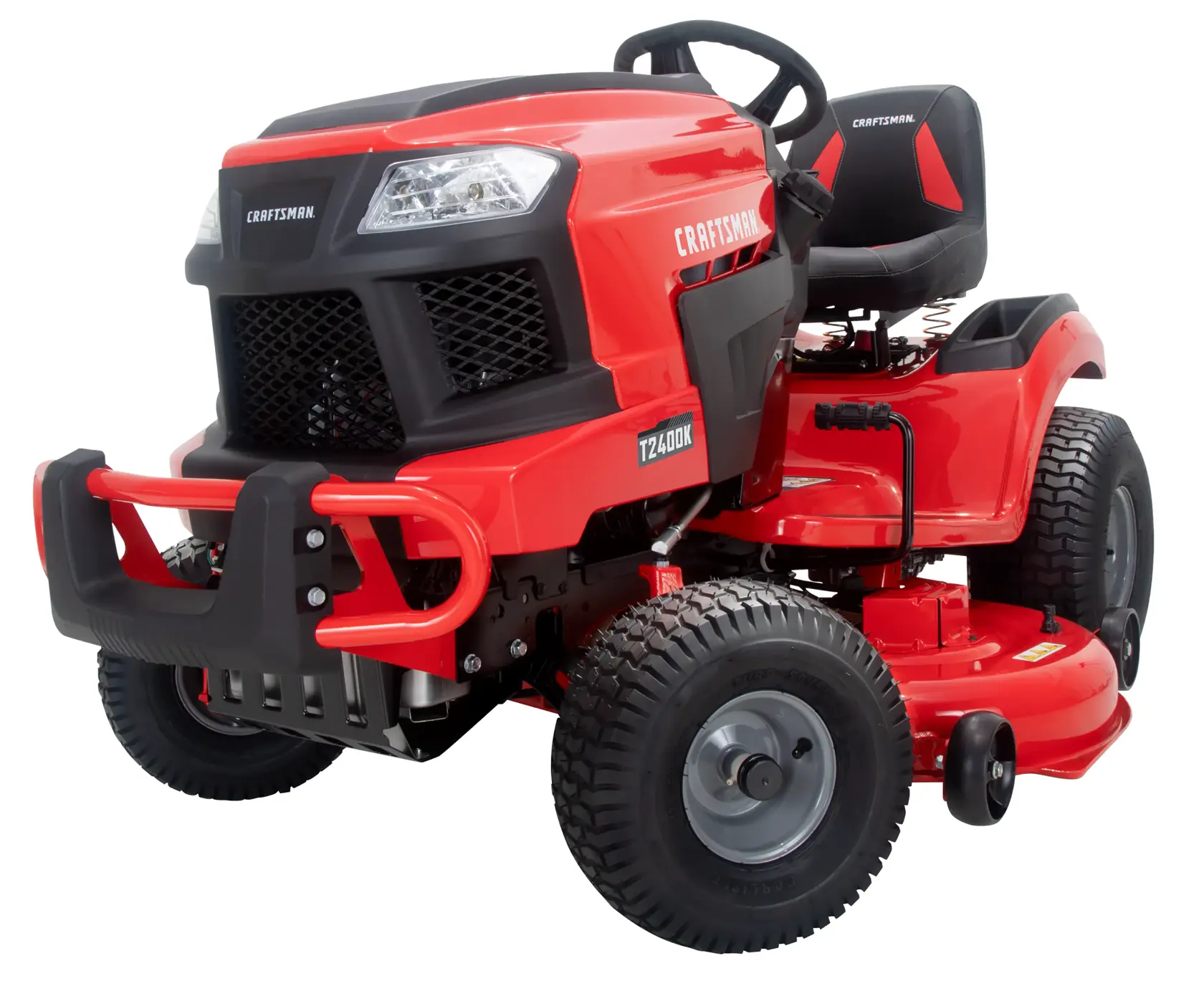 CRAFTSMAN T2400K Riding Mower Right Profile Low View 