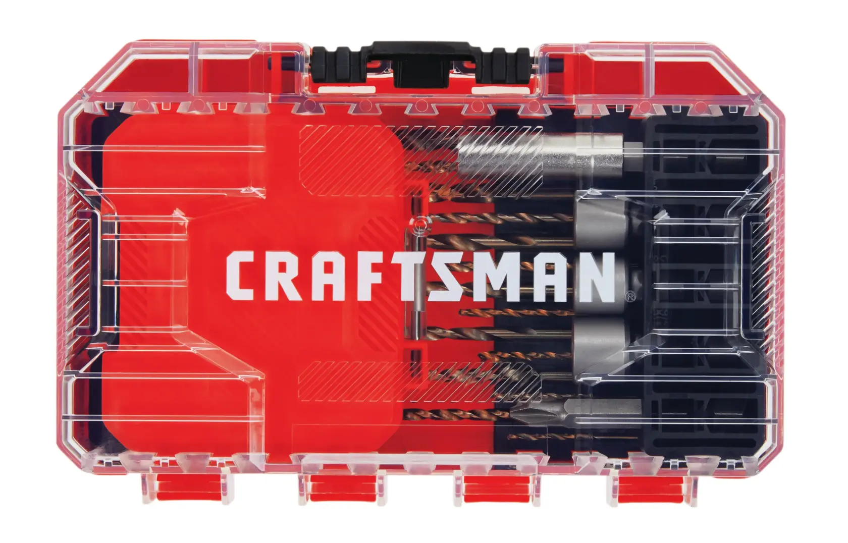 View of CRAFTSMAN Drill Bits: Set on white background