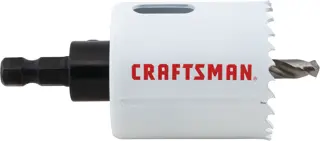View of CRAFTSMAN Hole Saws on white background