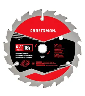 View of CRAFTSMAN Blades: Table Saw on white background