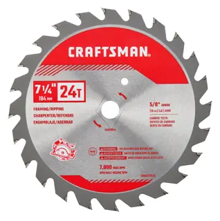 View of CRAFTSMAN Blades: Table Saw on white background