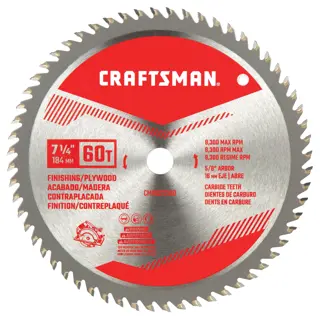 View of CRAFTSMAN Blades: Table Saw on white background