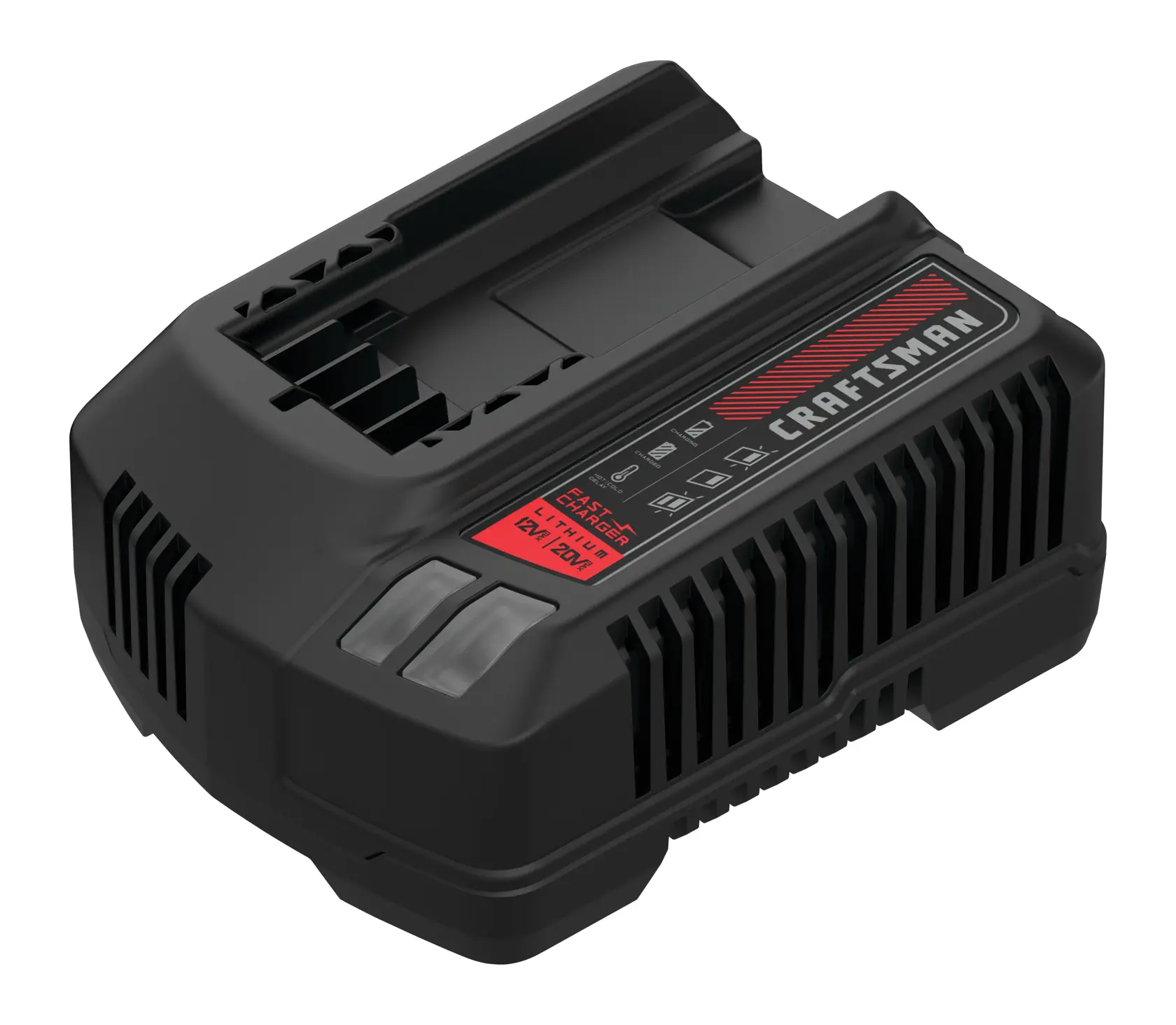 View of CRAFTSMAN Batteries & Chargers on white background