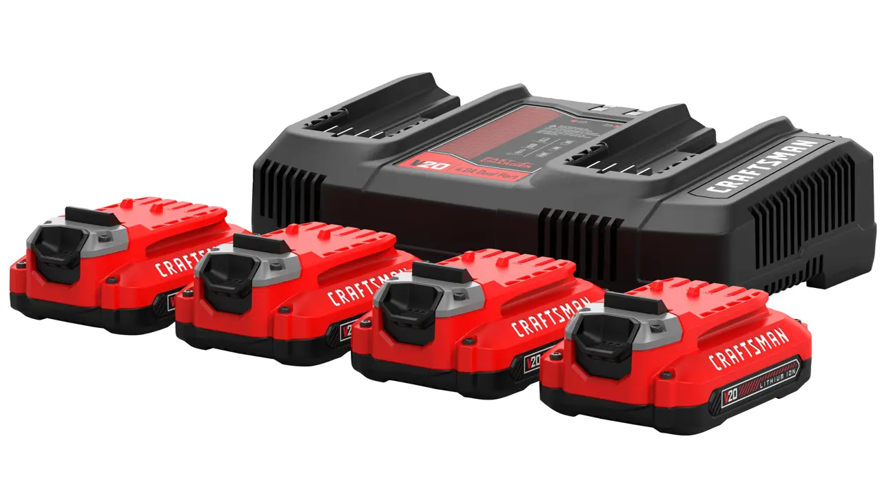 CRAFTSMAN® 4 pack 1.5AH V20 Batteries and Charger