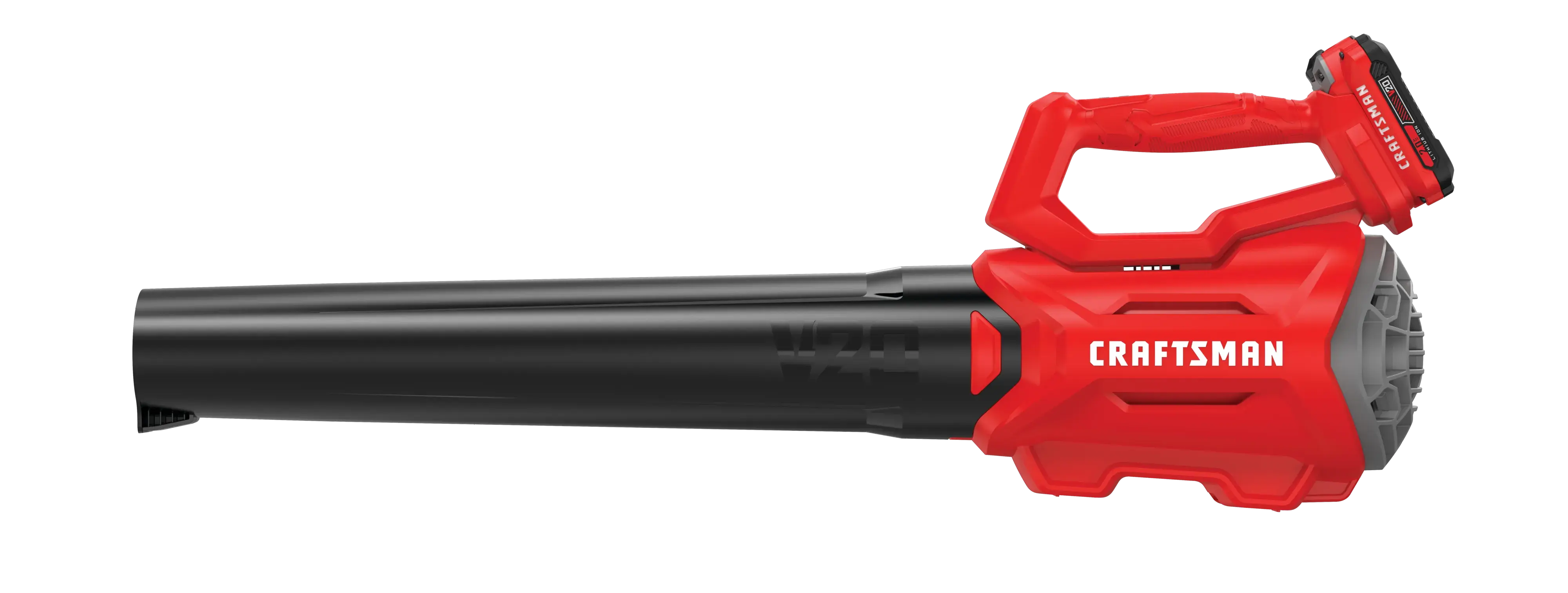 View of CRAFTSMAN Leaf Blowers on white background