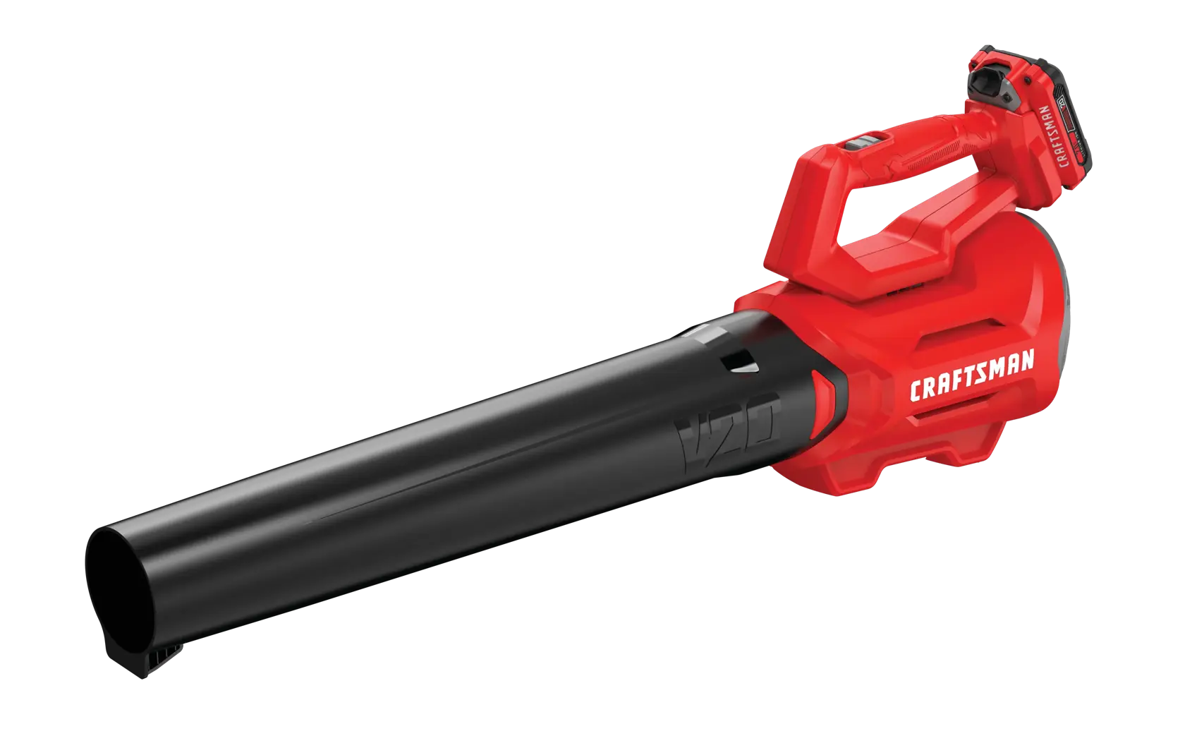 View of CRAFTSMAN Leaf Blowers on white background