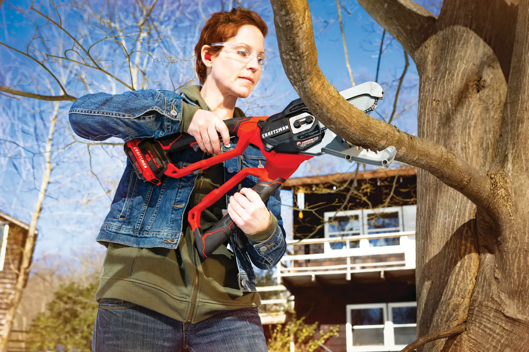 View of CRAFTSMAN Loppers  being used by consumer