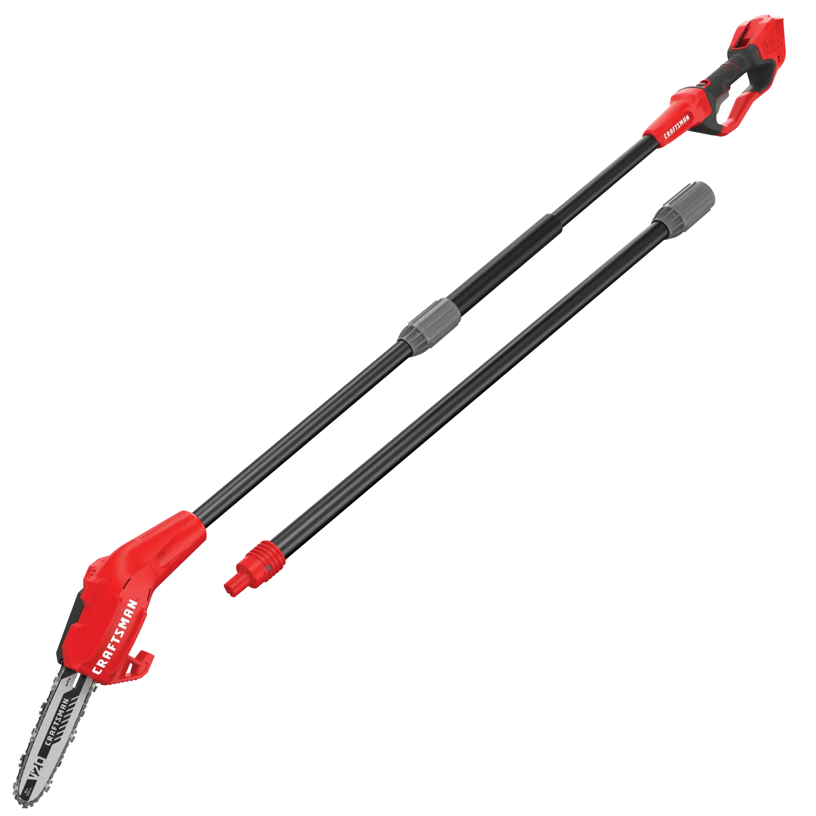 View of CRAFTSMAN Pole Saws on white background