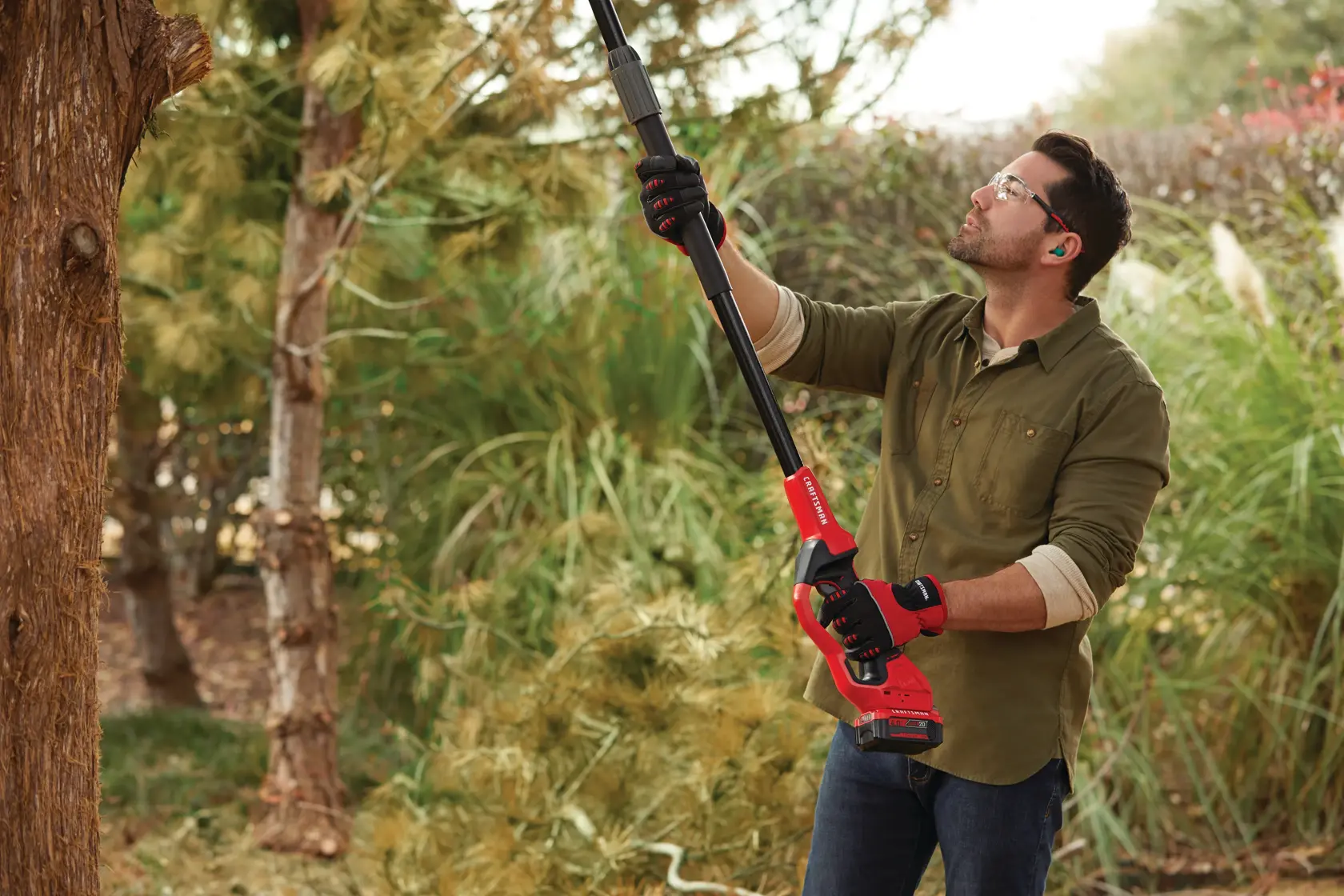 View of CRAFTSMAN Pole Saws  being used by consumer