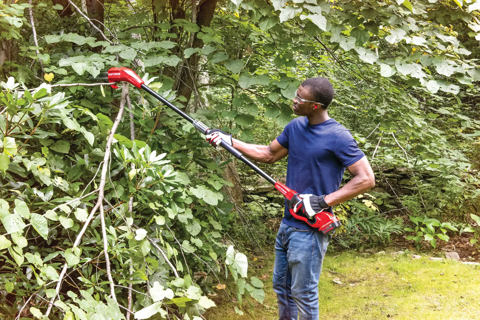 View of CRAFTSMAN Pole Saws being used by consumer