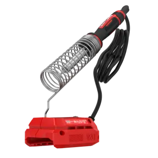 Cordless soldering iron.