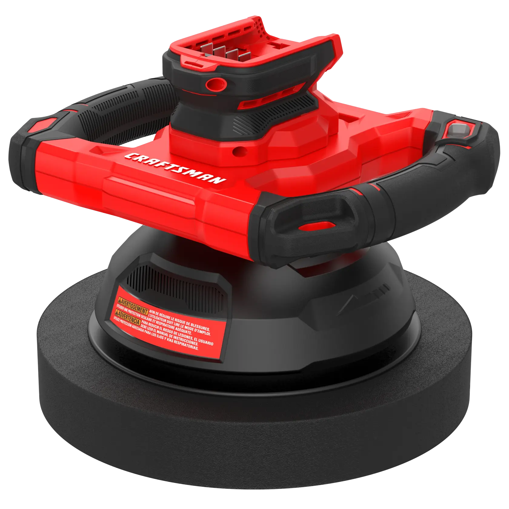 View of CRAFTSMAN Polisher on white background