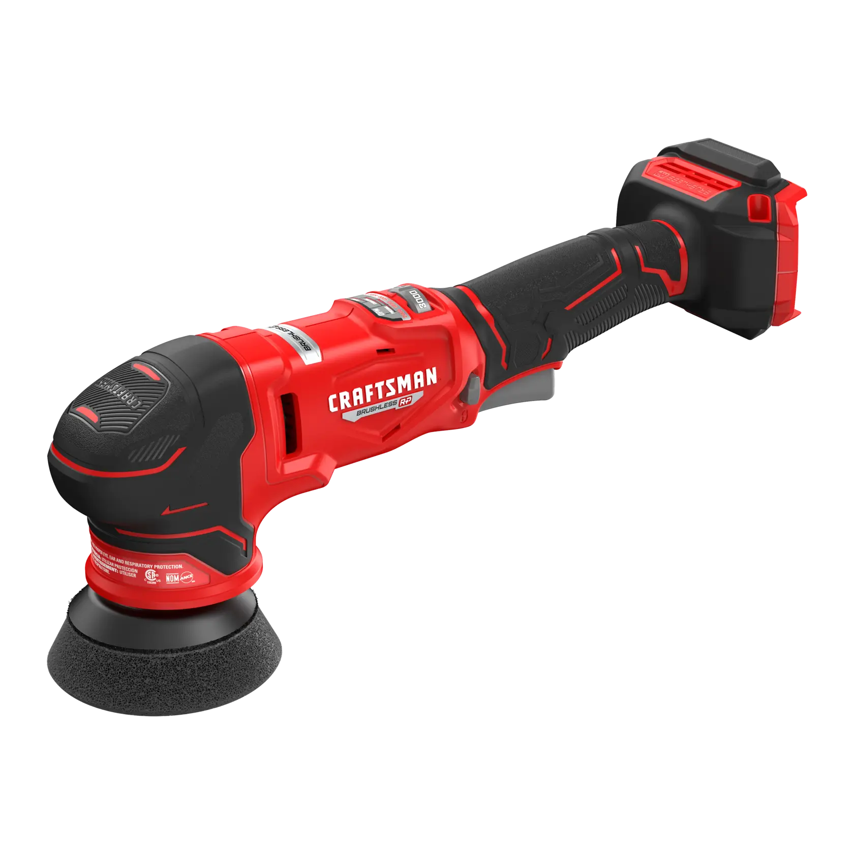 CRAFTSMAN BRUSHLESS RP™ V20* 3" Polisher Left Front Angle