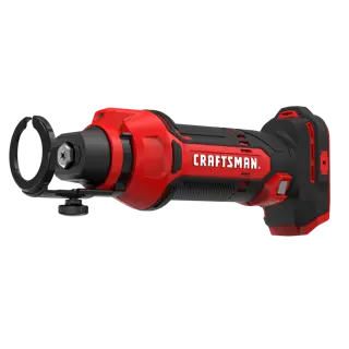 View of CRAFTSMAN Angle Grinder on white background