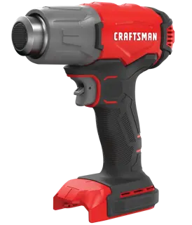 View of CRAFTSMAN Heat Gun on white background