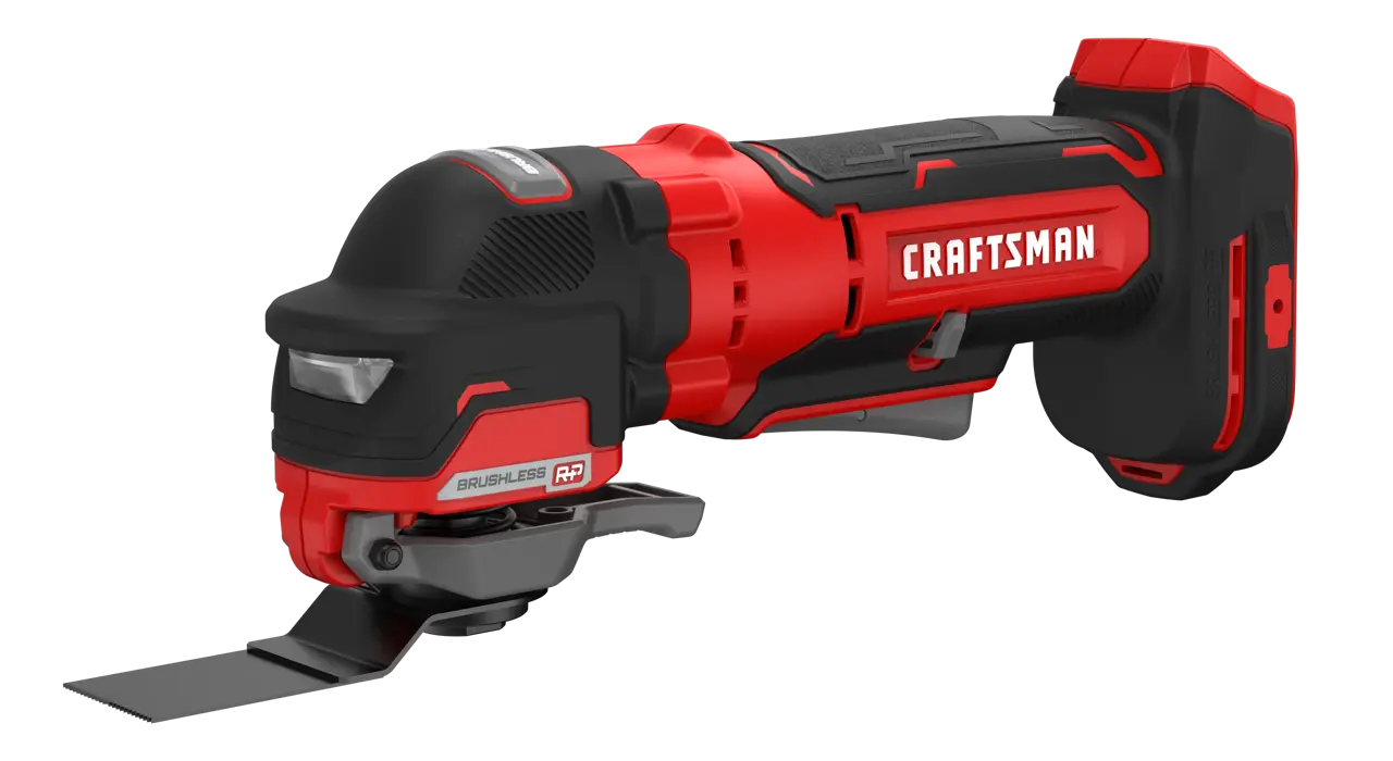 View of CRAFTSMAN Oscillating Multi-Tools on white background