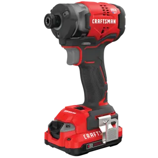 Brushless cordless impact driver 2 batteries.
