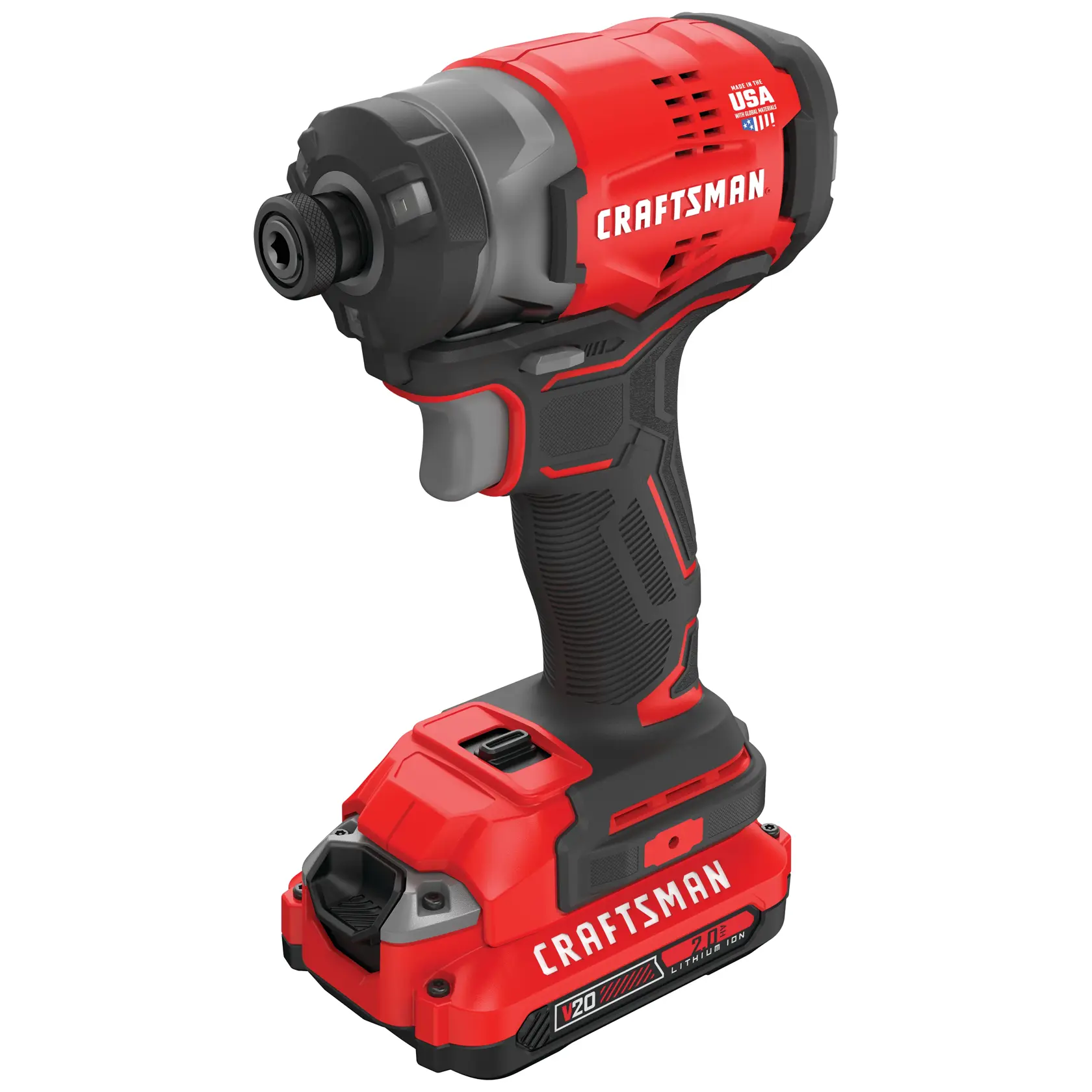Brushless cordless impact driver 2 batteries.