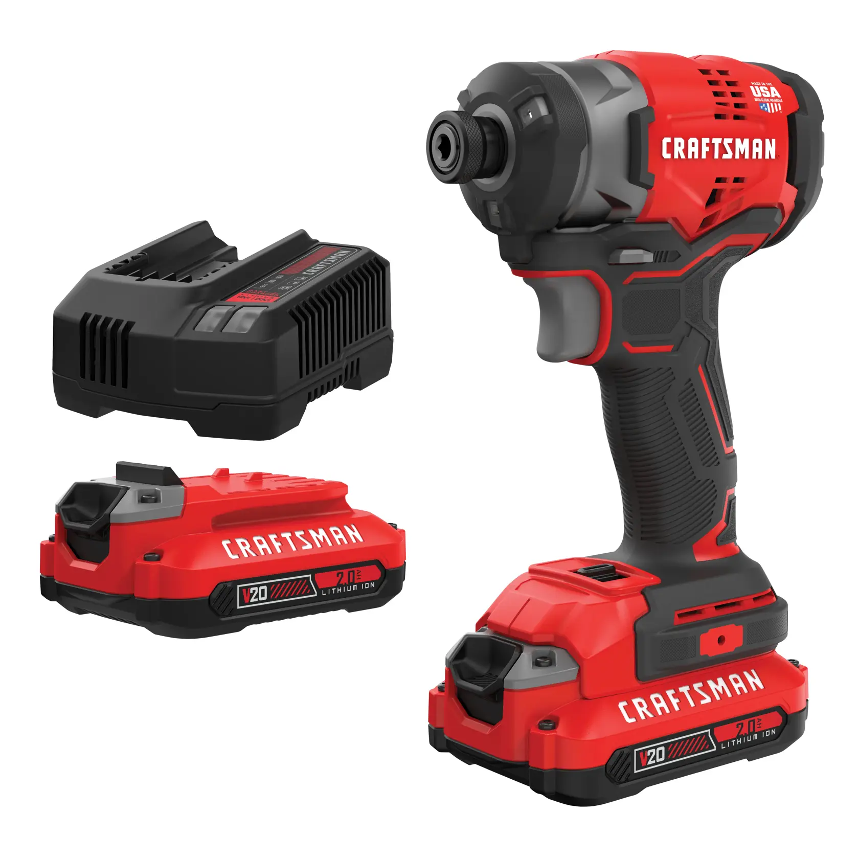red and black CRAFTSMAN Power Tool