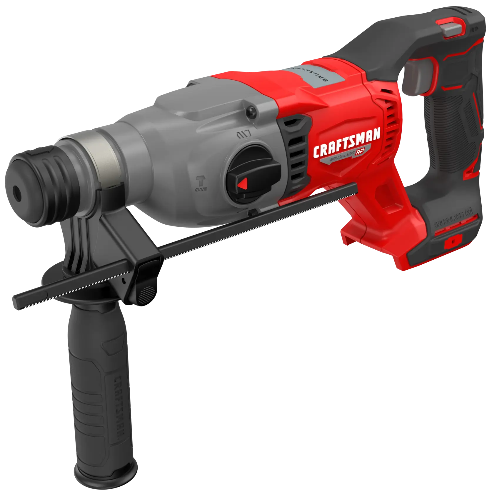 View of CRAFTSMAN Rotary Hammer on white background