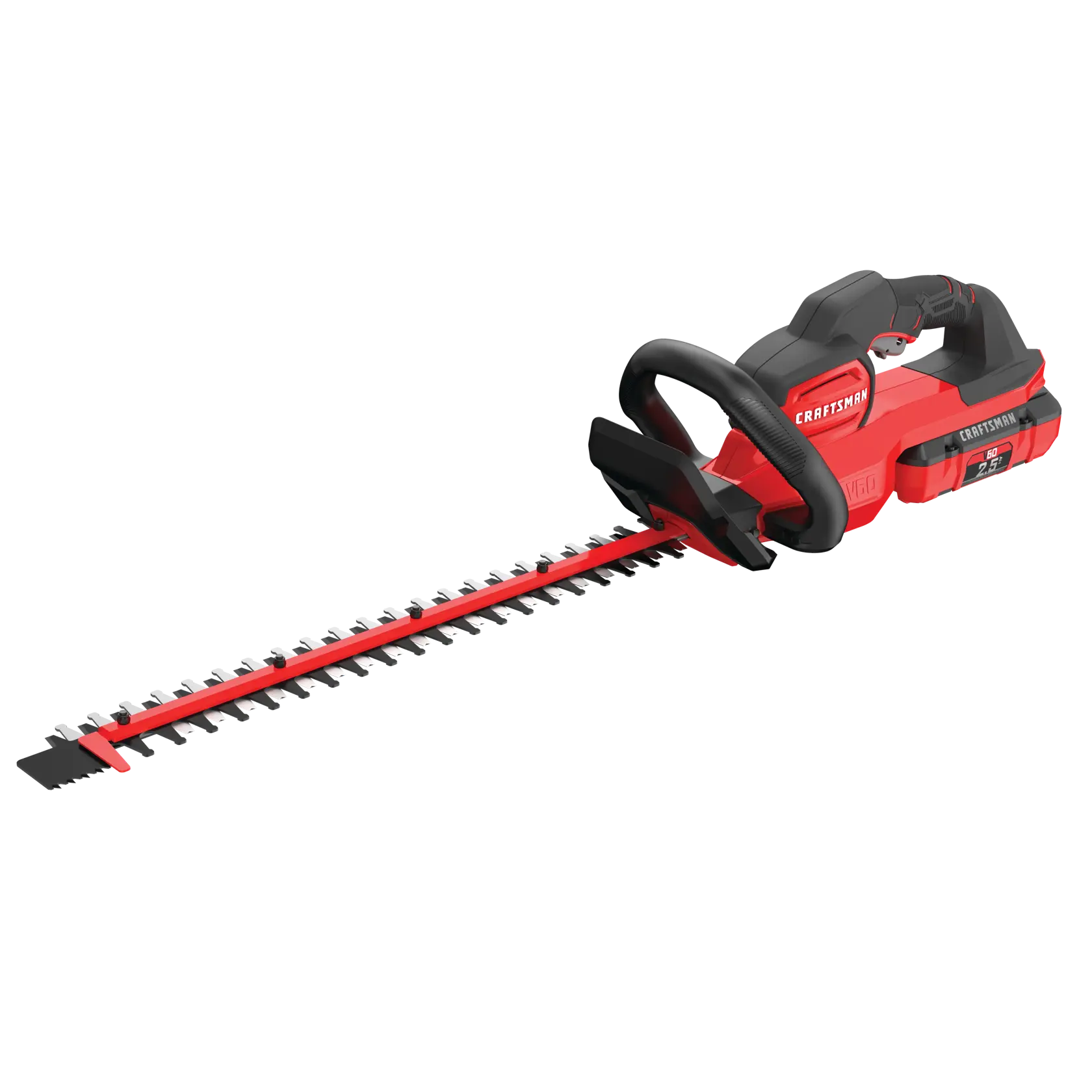Cordless 24 inch hedge trimmer kit 2.5 Ampere hours.