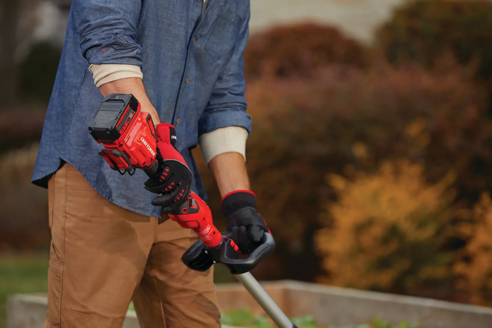 View of CRAFTSMAN Combo Kits: Outdoor being used by consumer
