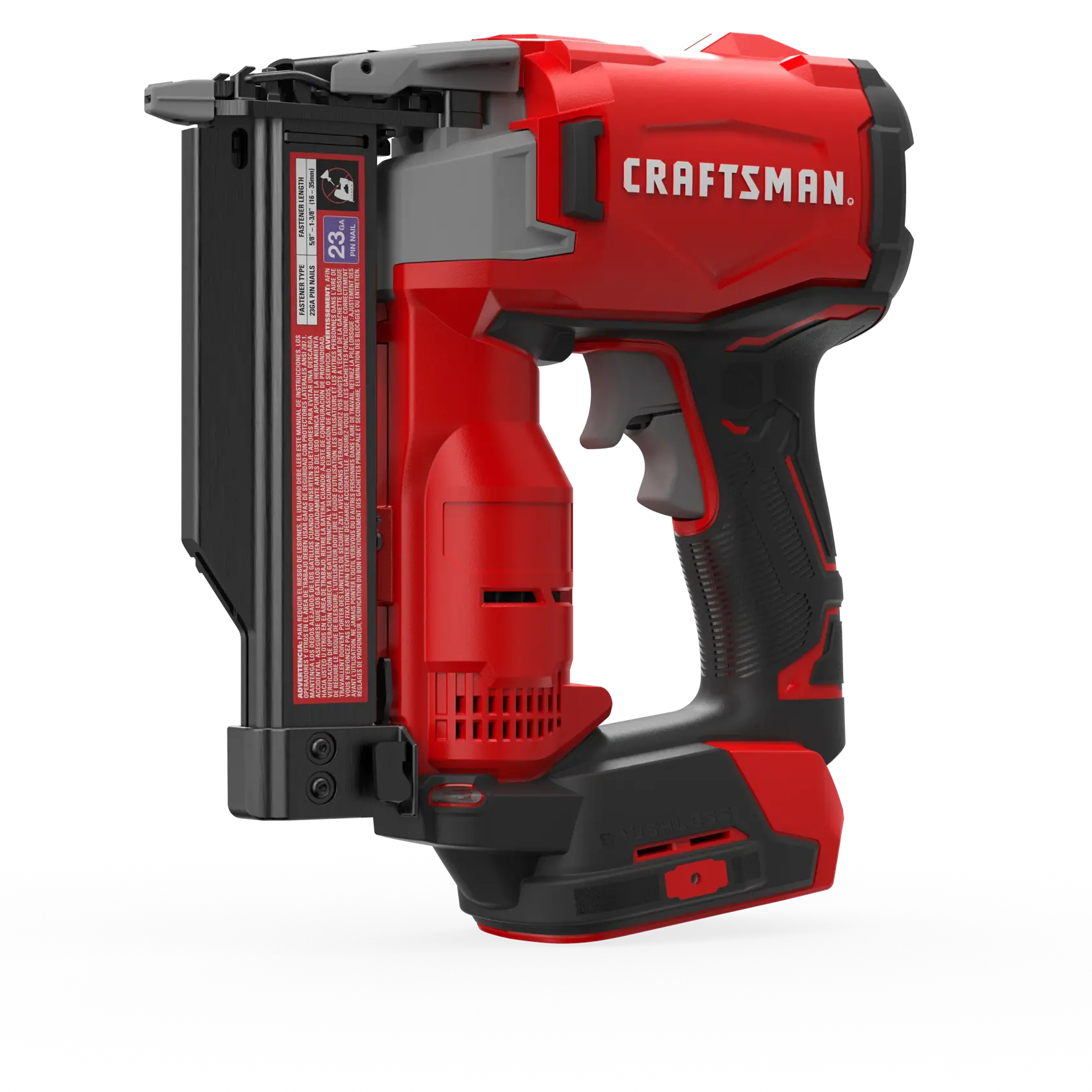 View of CRAFTSMAN Nailer: Pin on white background
