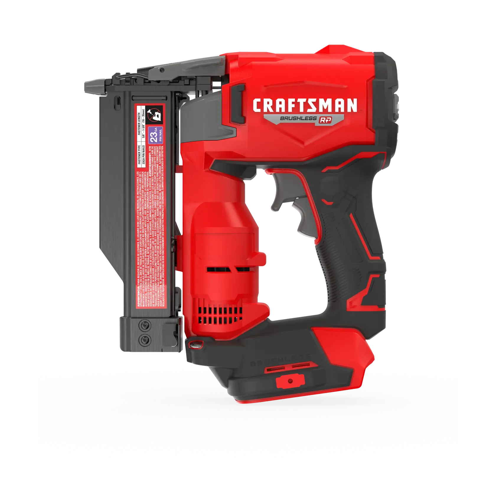 View of CRAFTSMAN Nailer: Pin on white background