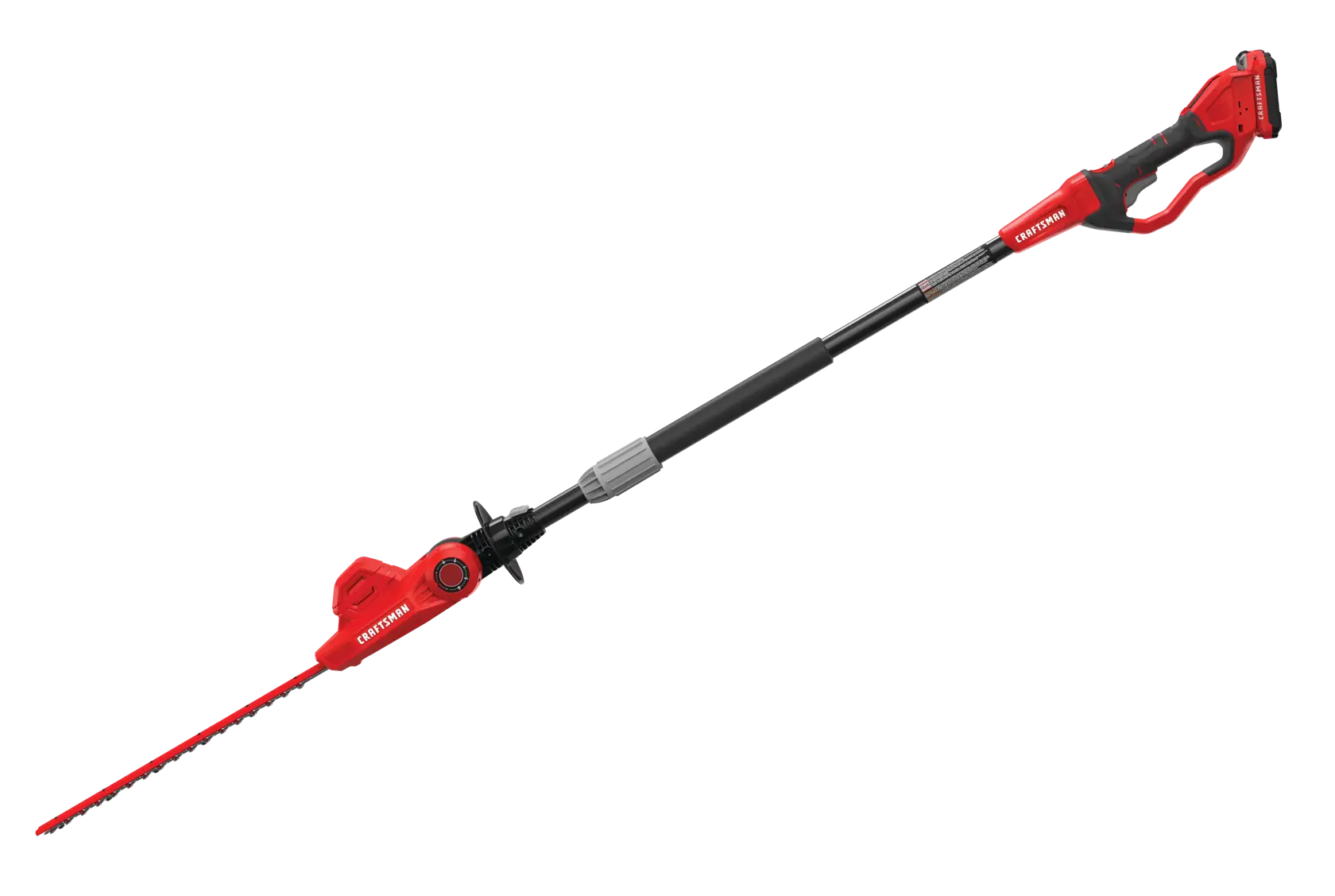 20 volt 18 inch cordless pole hedge trimmer kit.