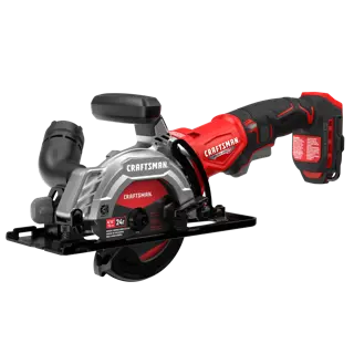Craftsman V20* Brushless RP 4.5-inch circular saw on a white background.