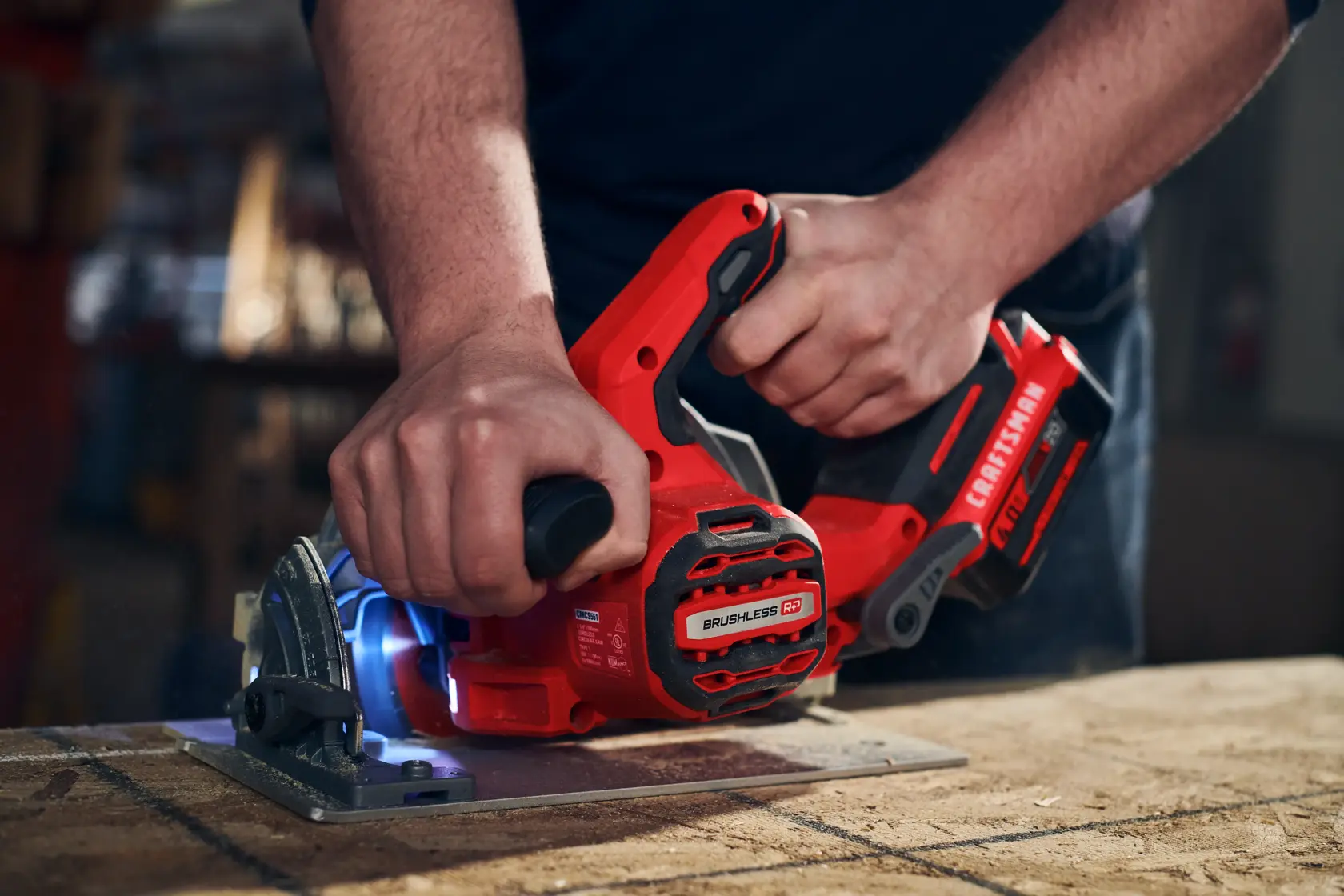 View of CRAFTSMAN Circular Saws  being used by consumer