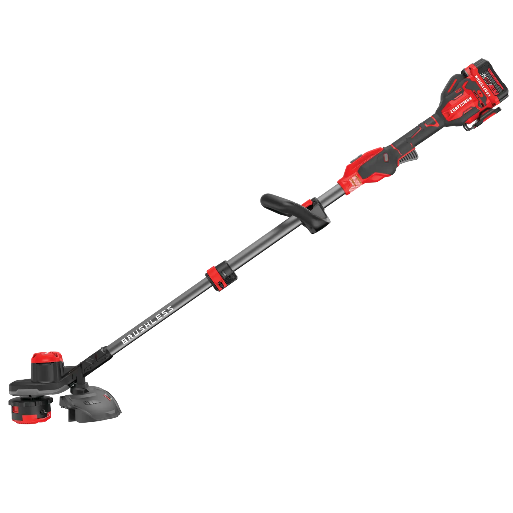 20 volt weedwacker 13 inch brushless cordless string trimmer with quickwind 4.0 ampere per hour.
