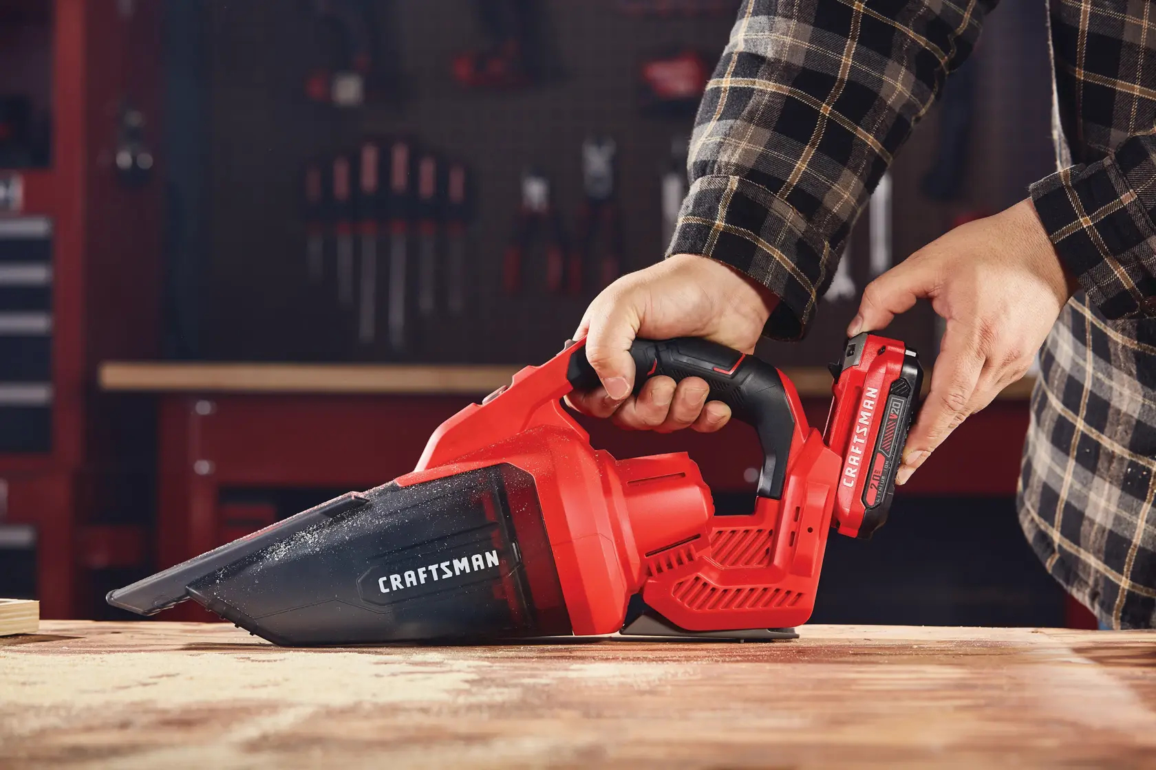 View of CRAFTSMAN Cleaning: Dust & Debris Collection  being used by consumer