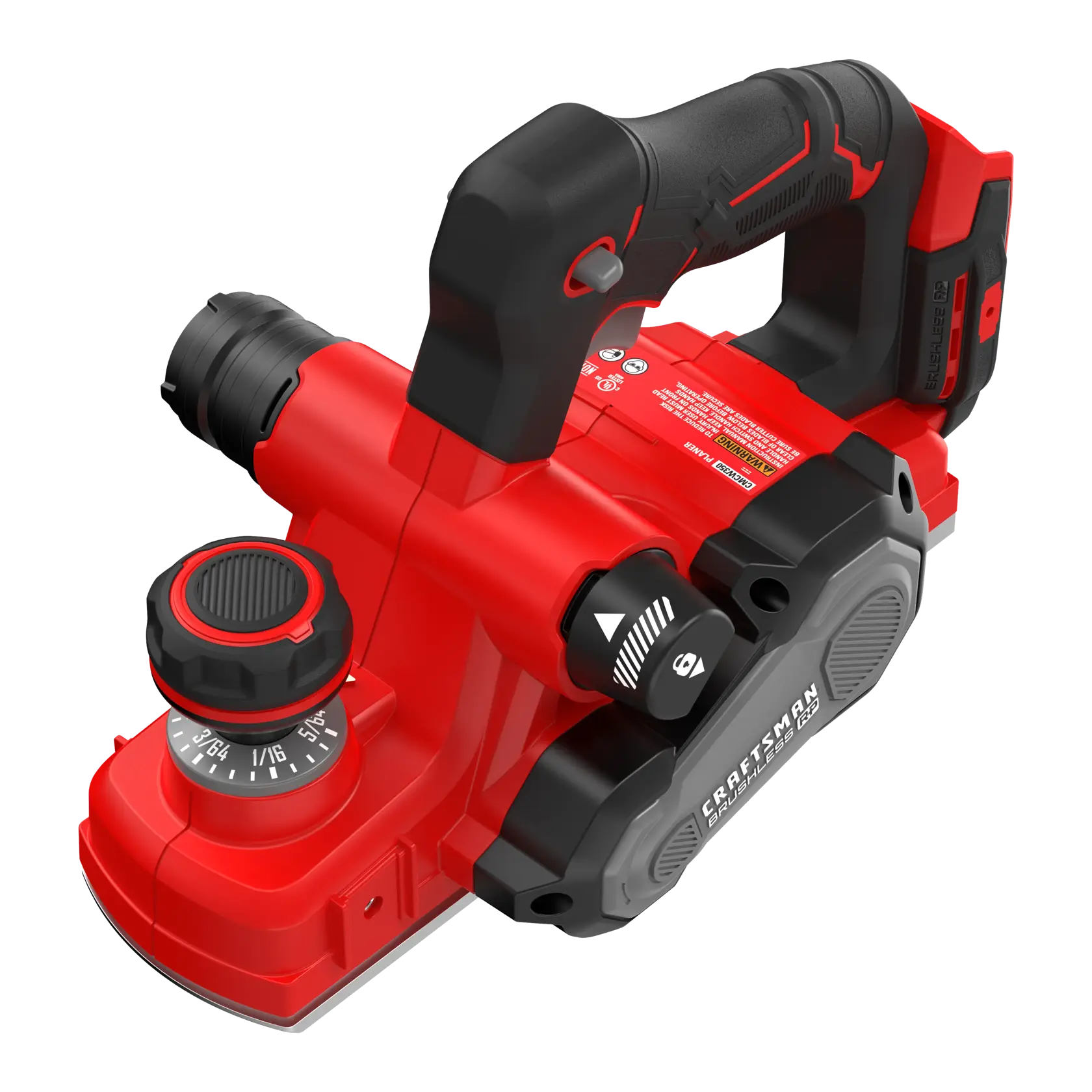 CRAFTSMAN BRUSHLESS RP™ V20* Hand Planer Left Top Angle