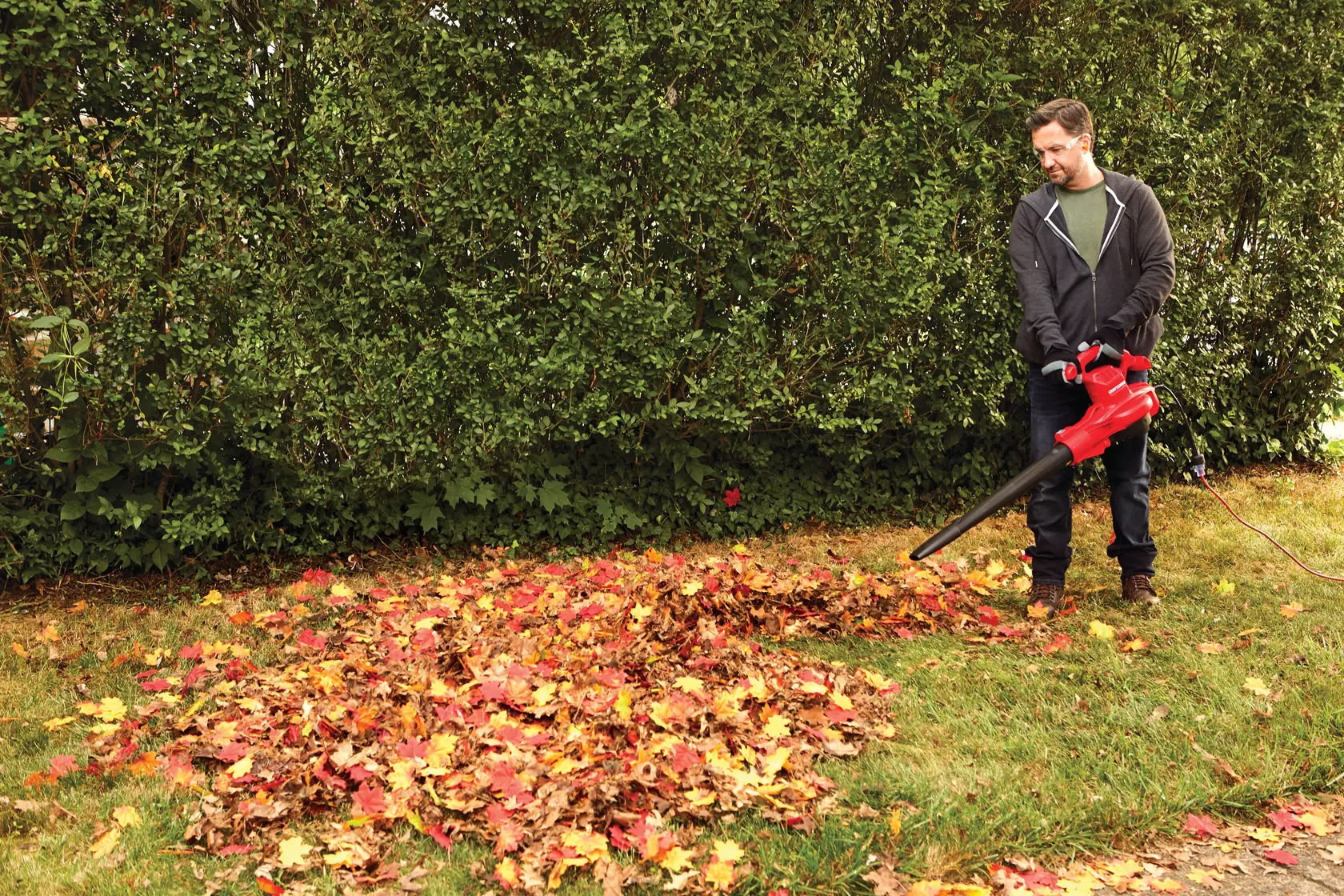 View of CRAFTSMAN Leaf Blowers  being used by consumer