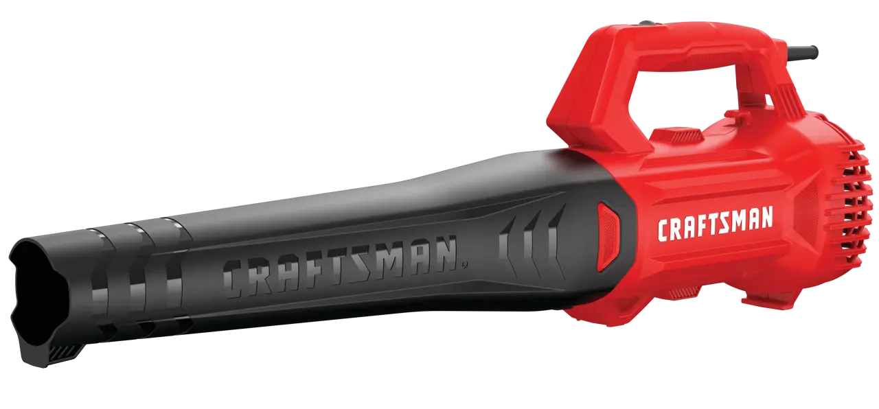 View of CRAFTSMAN Leaf Blowers on white background