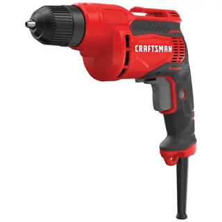 Craftsman corded electric drill CMEF601 white background beauty shot right side angle