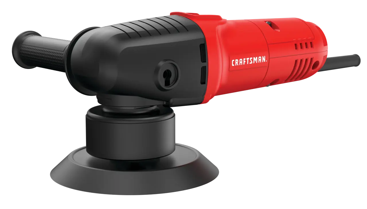 View of CRAFTSMAN Polisher on white background