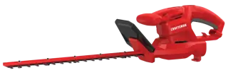 Profile of 3 dot 2 amp 17 inches electric hedge trimmer.