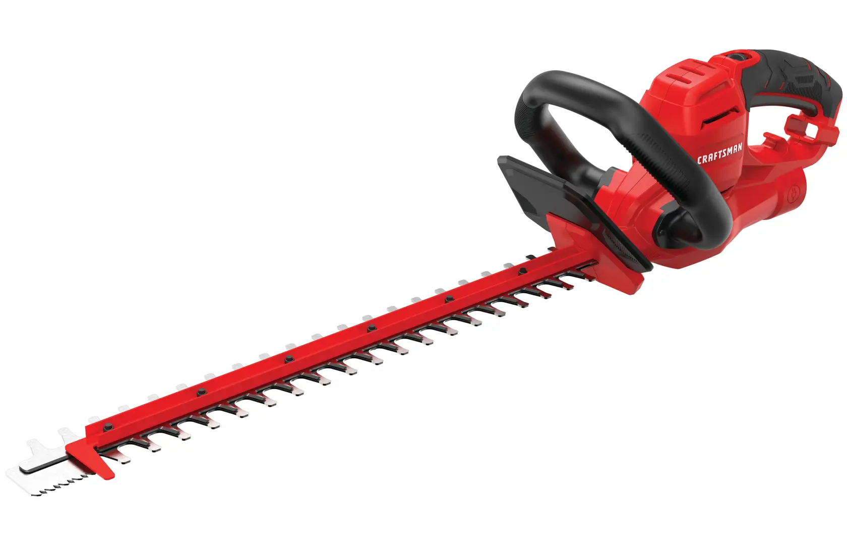 Right profile of 3 dot 8 amp 22 inches corded hedge trimmer.