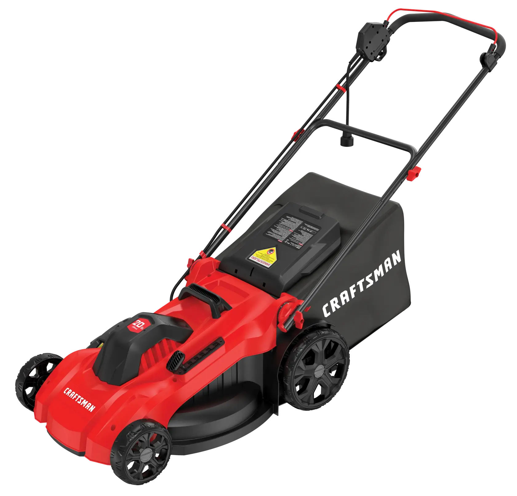 Photo of 13 amp 20 inch corded 3 in 1 lawn mower.