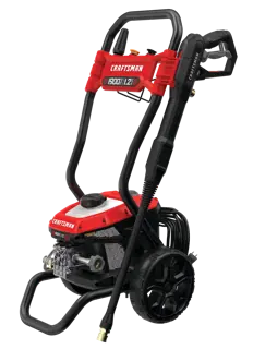 Right profile of 1900 pound per square inch electric cold water pressure washer.