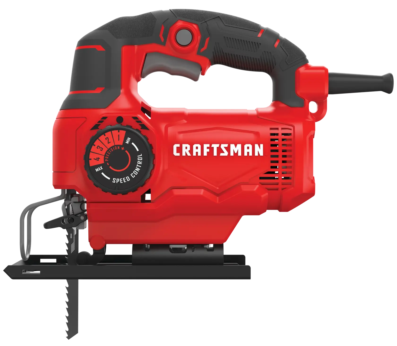 Right profile of 5 amp variable speed jig saw .