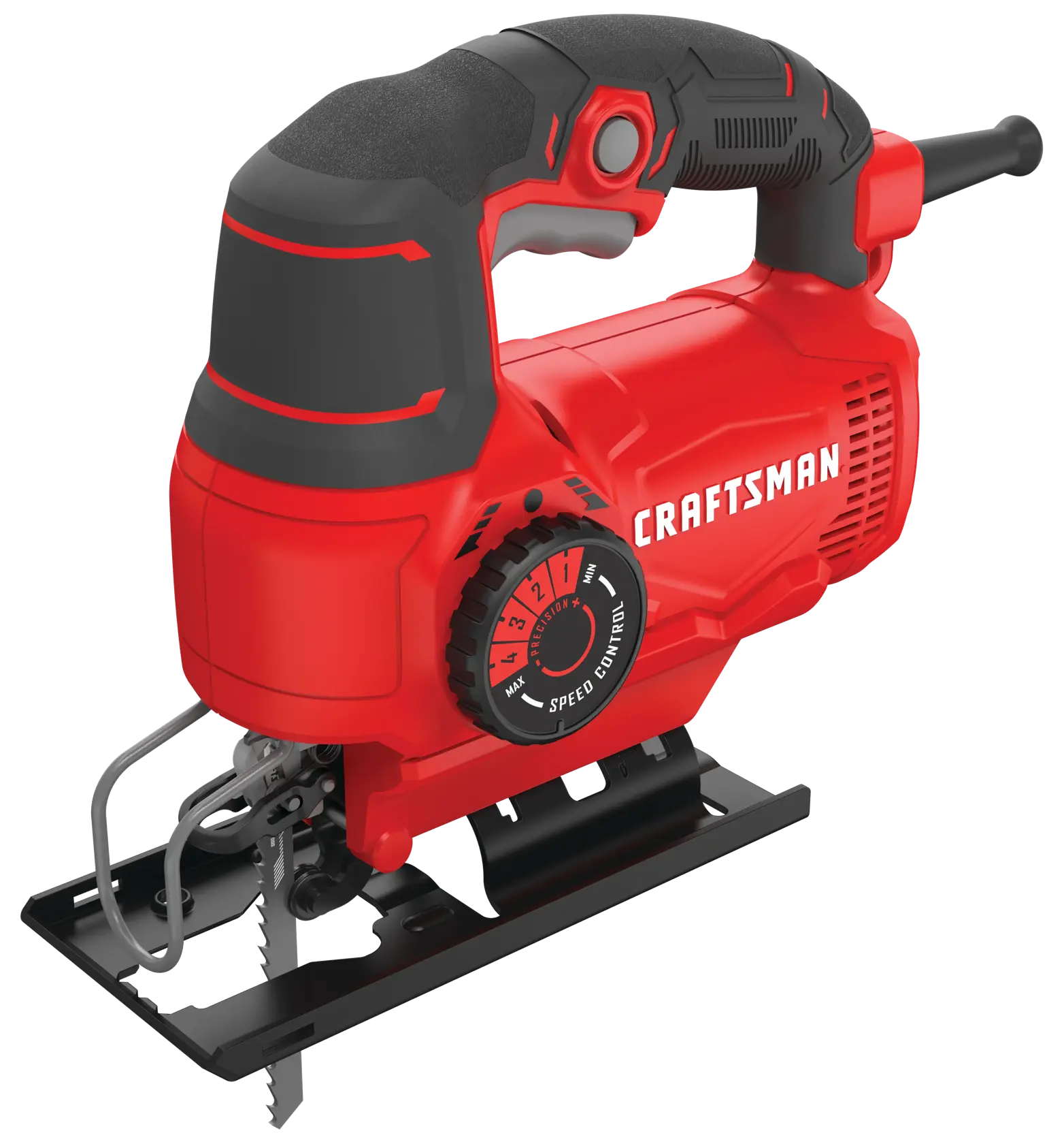 Right profile of 5 amp variable speed jig saw .